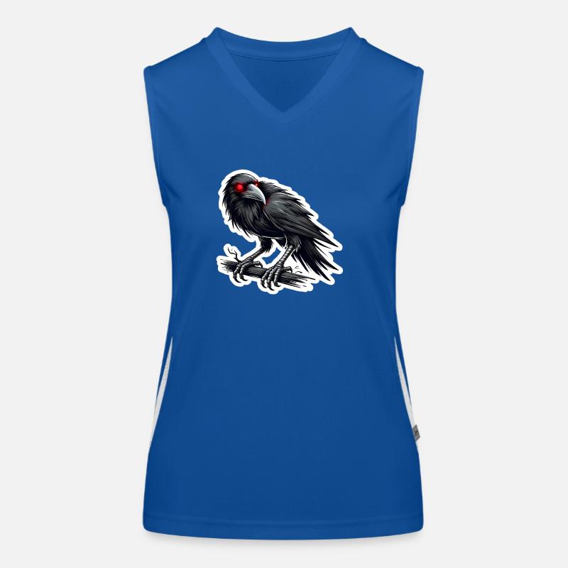 Rabenvogel Funktionelles Kontrast-Tank Top für Frauen