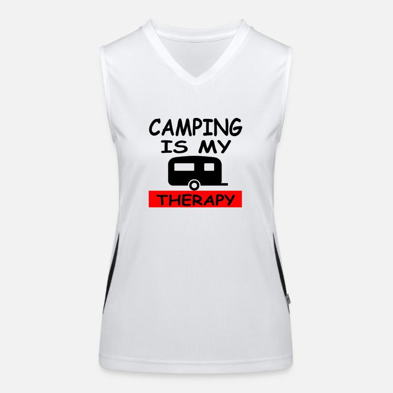 Camping Débardeur respirant contrasté Femme