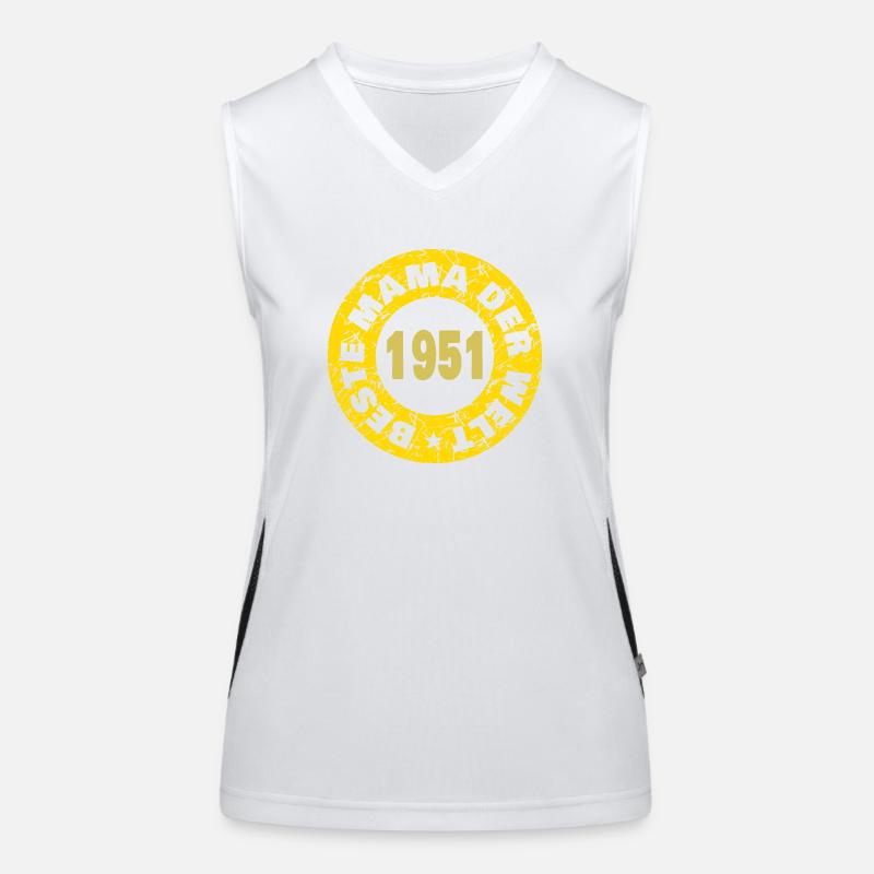 1951 Funktionelles Kontrast-Tank Top für Frauen