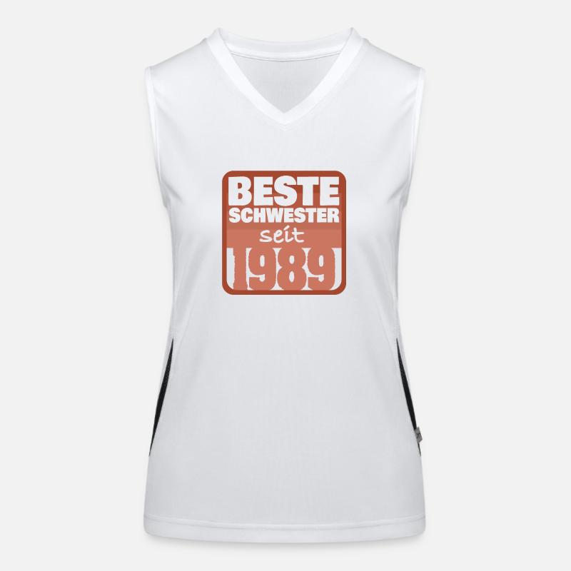 Geschwister 1989 Funktionelles Kontrast-Tank Top für Frauen