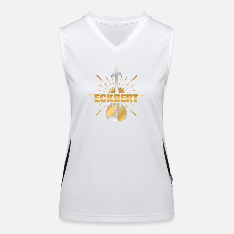 Violinist Eckbert Funktionelles Kontrast-Tank Top für Frauen
