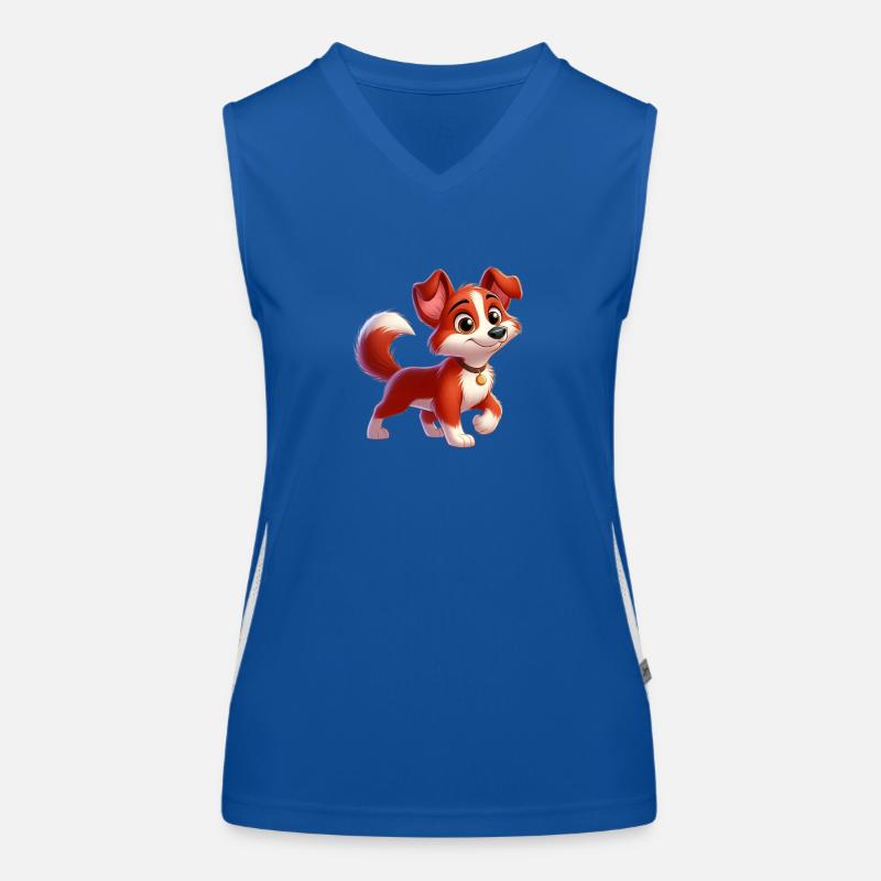 Foxterrier 9 Funktionelles Kontrast-Tank Top für Frauen