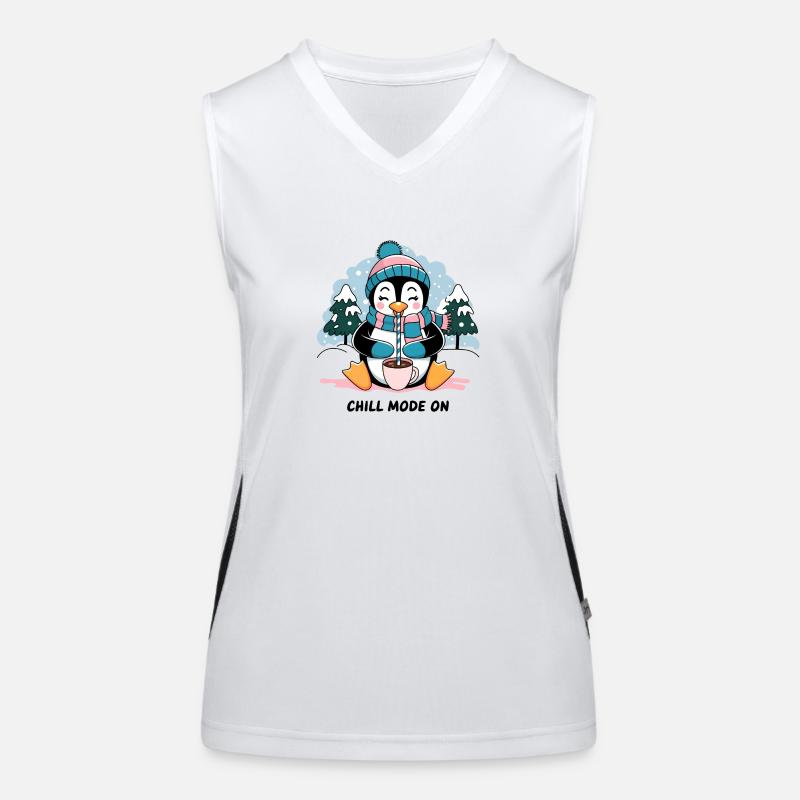 Chill-Modus Ein Funktionelles Kontrast-Tank Top für Frauen