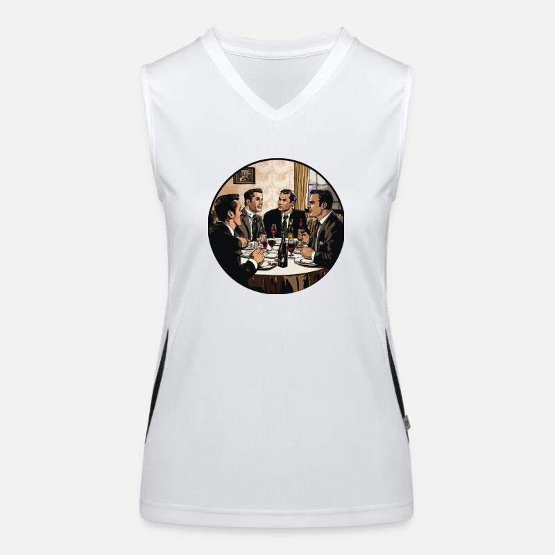 Stylish evening with friends Women's Functional Contrast Tank Top