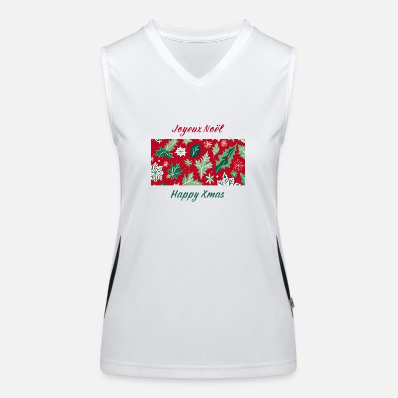 Merry Christmas Women's Functional Contrast Tank Top