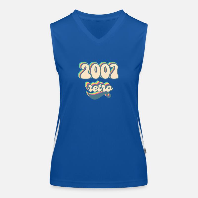 2007 Retro Geschenkidee Funktionelles Kontrast-Tank Top für Frauen