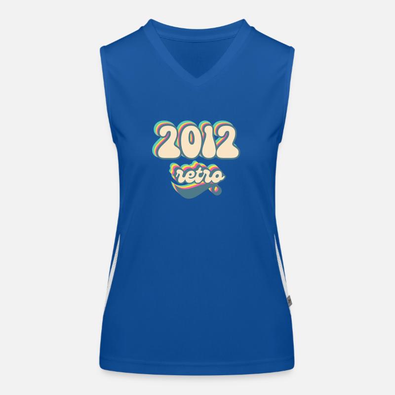 2012 Retro Geschenkidee Funktionelles Kontrast-Tank Top für Frauen