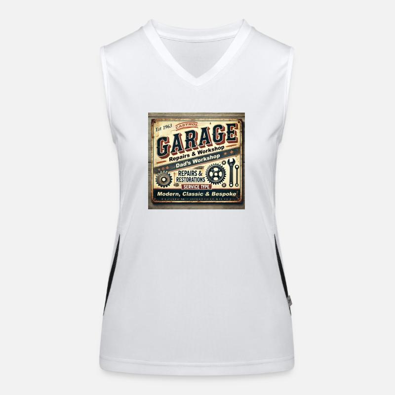Dads Workshop Women's Functional Contrast Tank Top