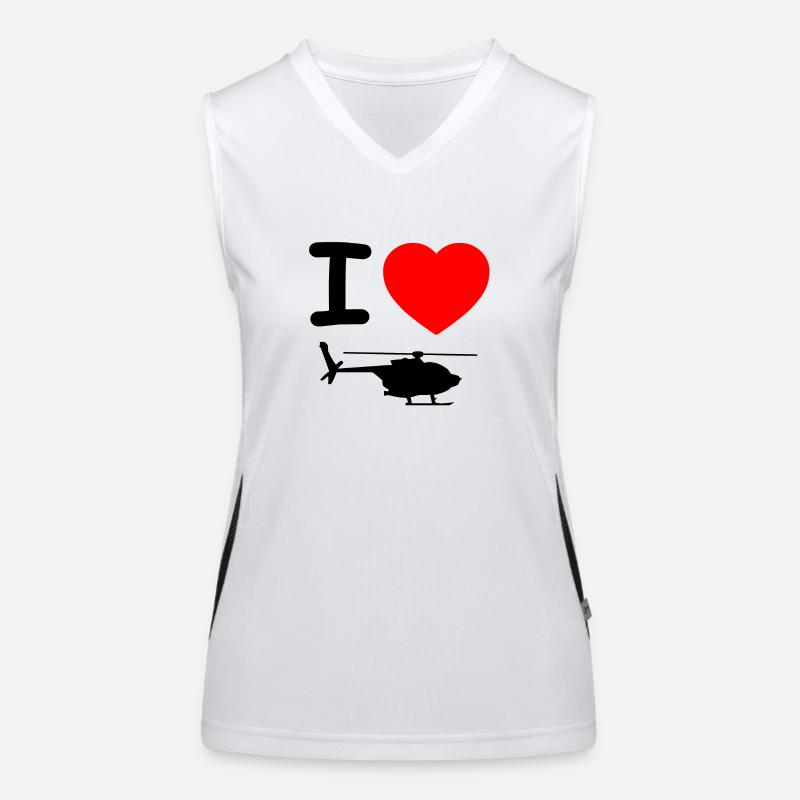 Helicopter Women's Functional Contrast Tank Top