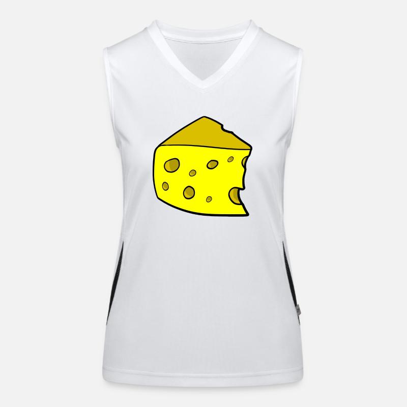 Costume de fromage Débardeur respirant contrasté Femme