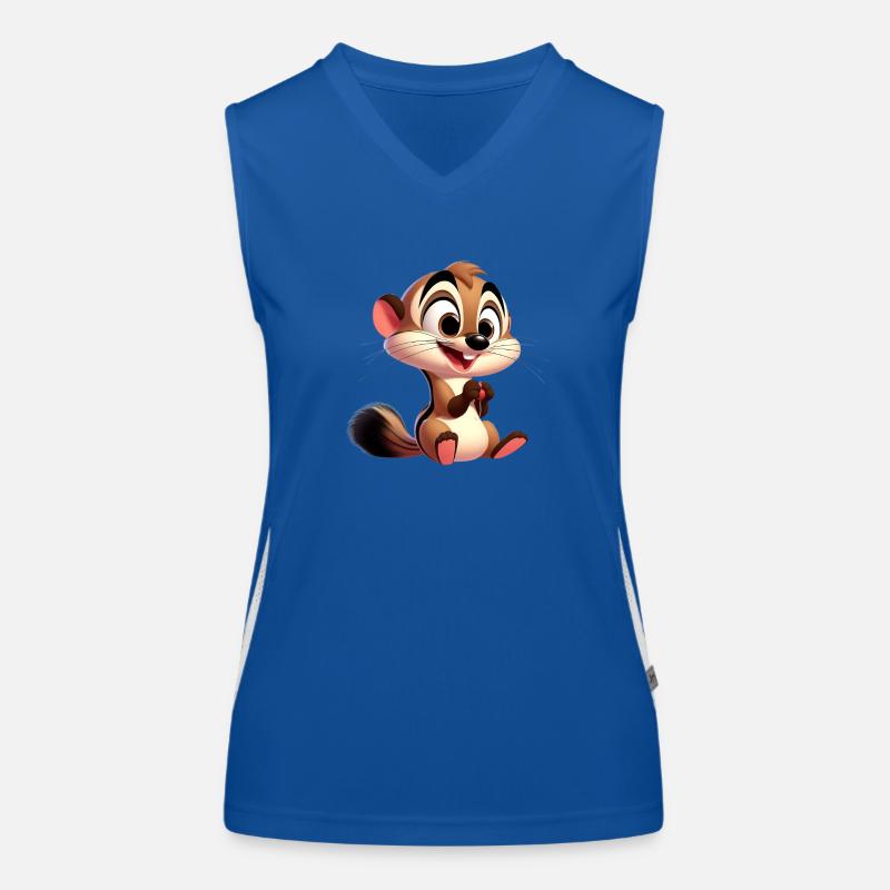 belette Débardeur respirant contrasté Femme