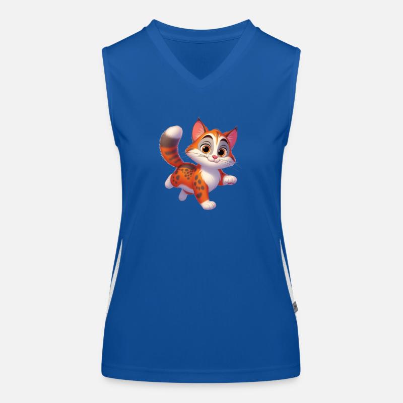 Kat 5 Funktionelles Kontrast-Tank Top für Frauen