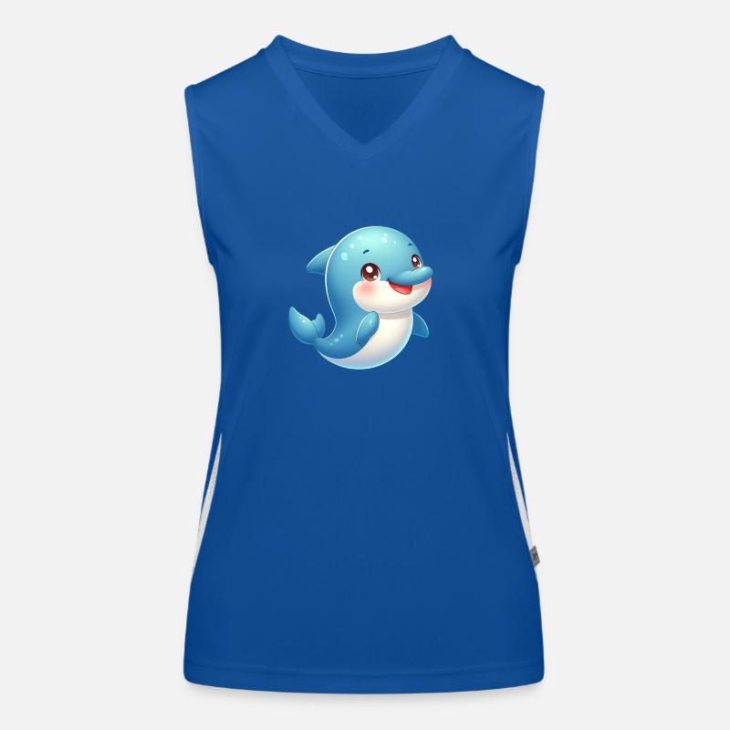 Zweiter Platz 2 Funktionelles Kontrast-Tank Top für Frauen