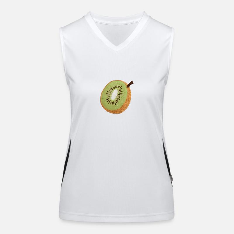 Kiwi Funktionelles Kontrast-Tank Top für Frauen