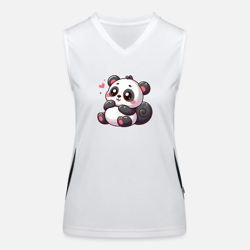 panda Women's Functional Contrast Tank Top
