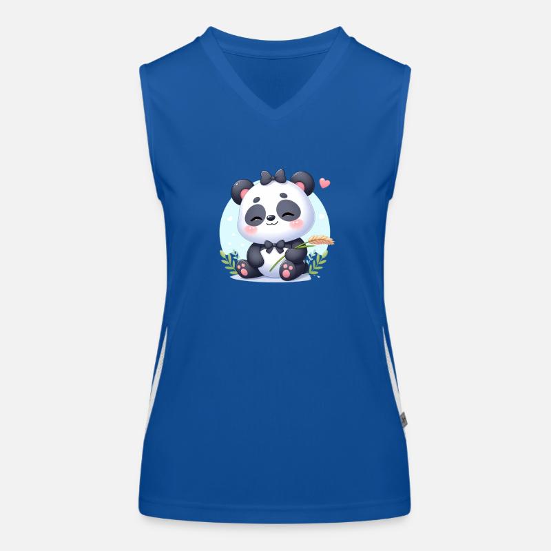 panda 12 Débardeur respirant contrasté Femme