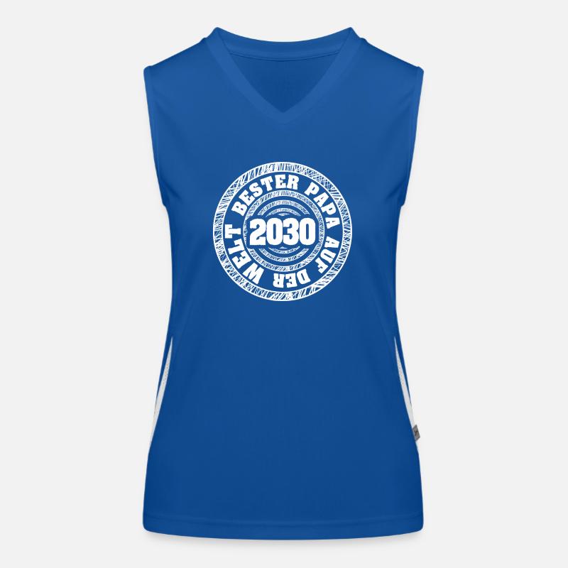 Vater 2030 Funktionelles Kontrast-Tank Top für Frauen