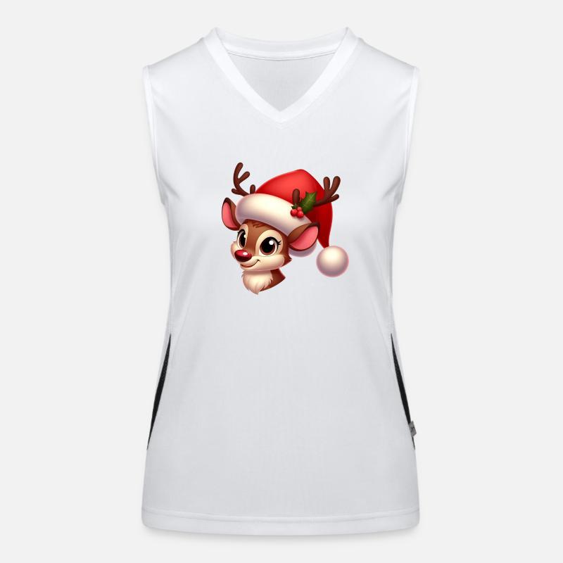 Rudolf 9 Funktionelles Kontrast-Tank Top für Frauen