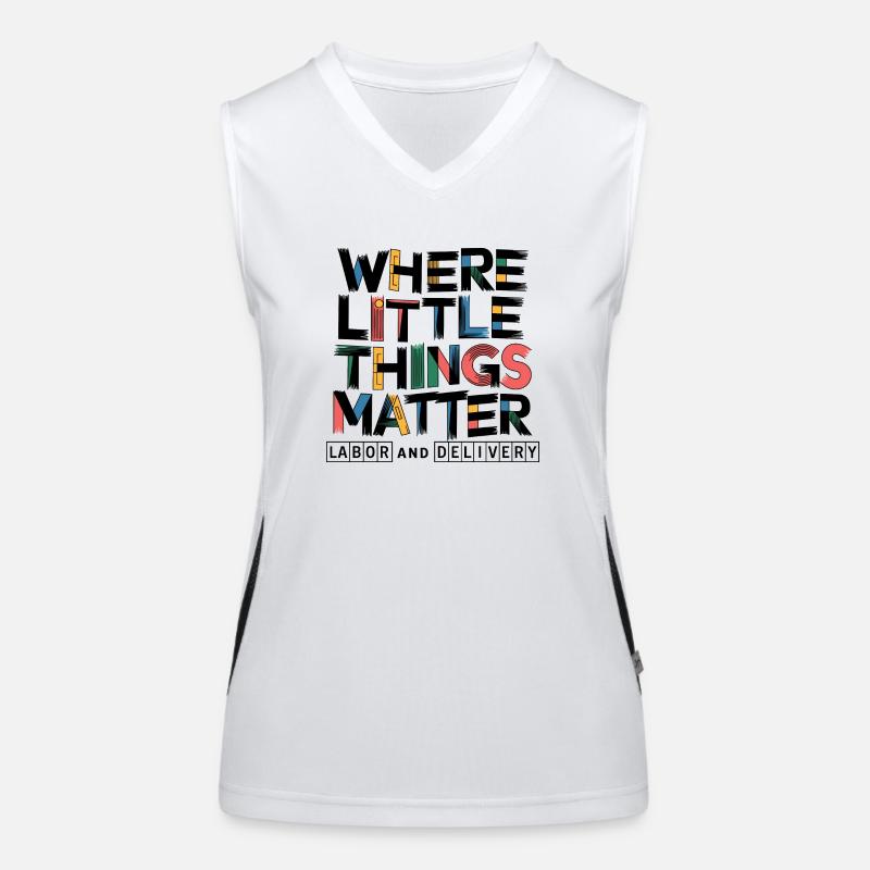 Chaque petit geste compte Débardeur respirant contrasté Femme