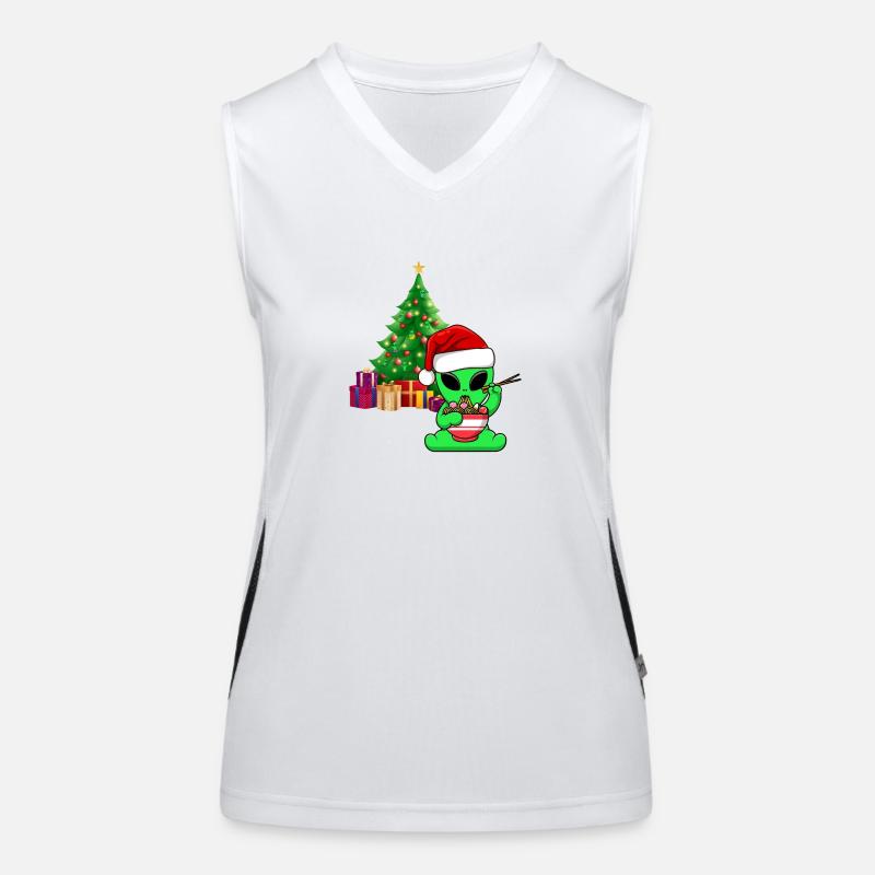 Alien de Noël Débardeur respirant contrasté Femme