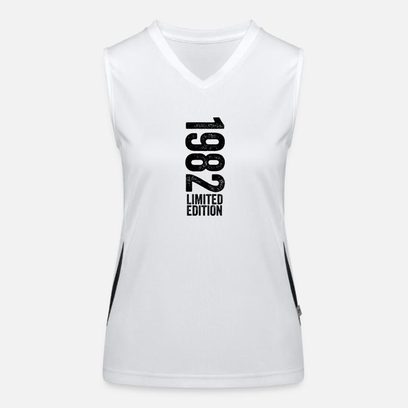 1982 - Edition Limitée 1982 Anniversaire Débardeur respirant contrasté Femme