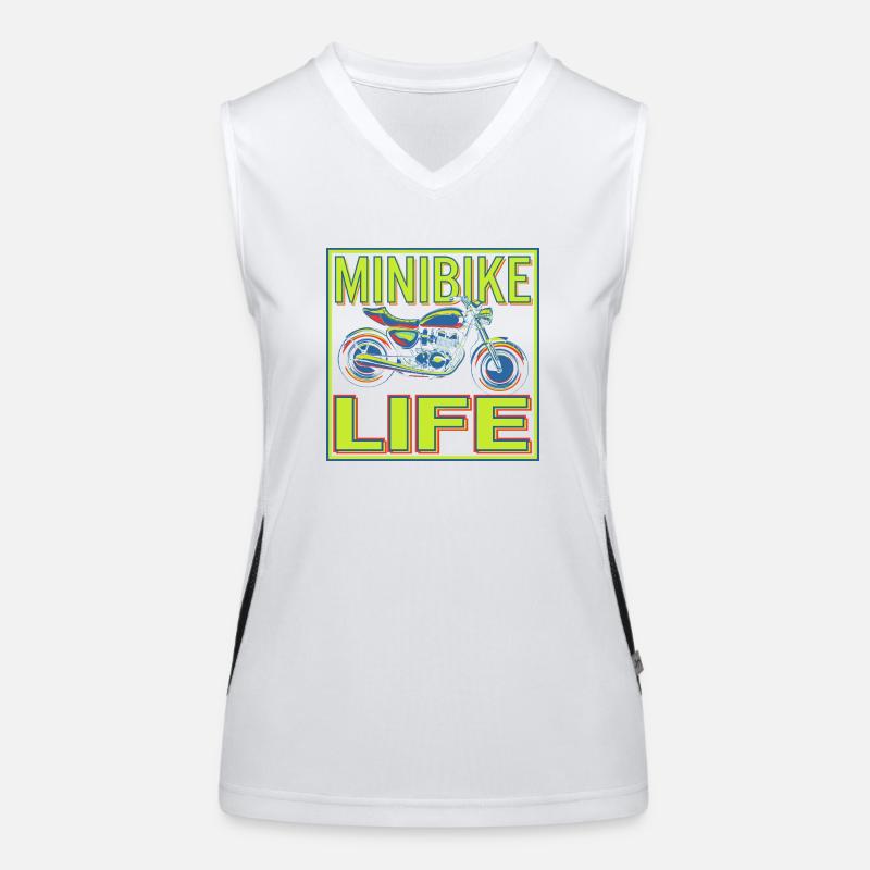 Life on two small wheels Women's Functional Contrast Tank Top