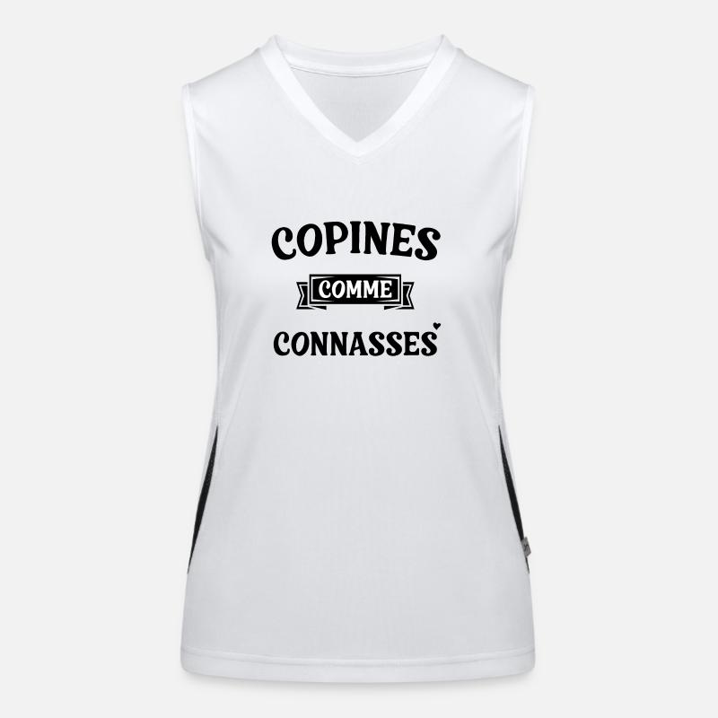 girlfriends as Women's Functional Contrast Tank Top