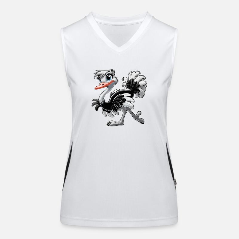 Strauß Funktionelles Kontrast-Tank Top für Frauen