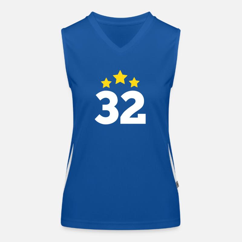 32 Years Star - 32nd Anniversary Gift Women's Functional Contrast Tank Top