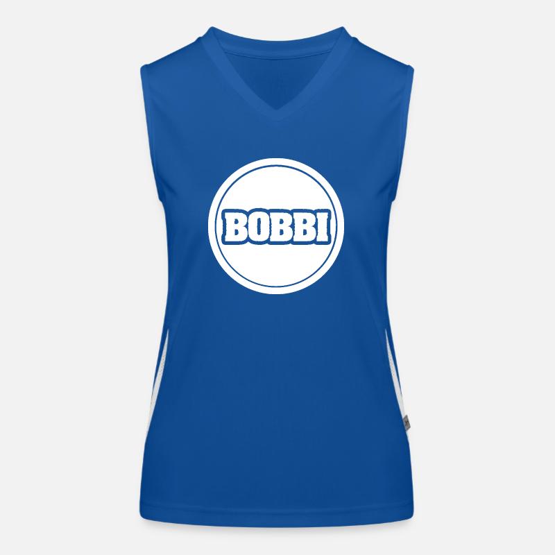 Vorname Bobbi Funktionelles Kontrast-Tank Top für Frauen