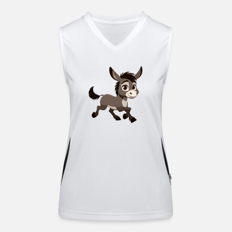 Donkey grey Women's Functional Contrast Tank Top