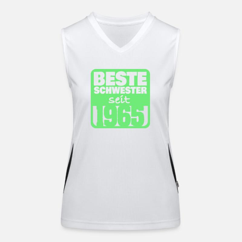 1965 Funktionelles Kontrast-Tank Top für Frauen