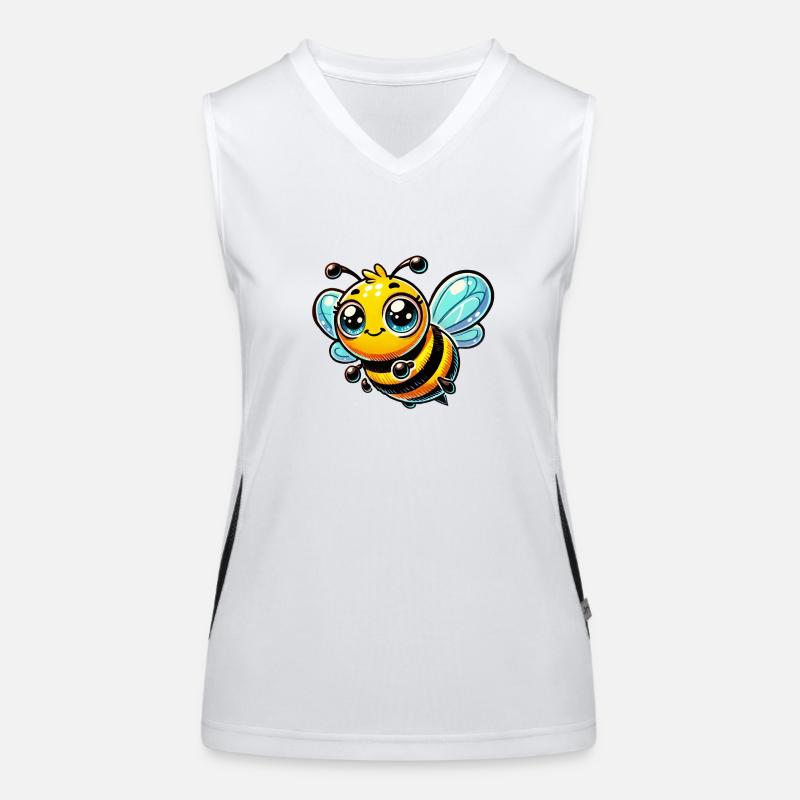 Bee Comic Women's Functional Contrast Tank Top
