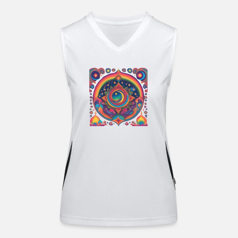 Ramadan Gift Eid Mubarak Islam Allah Muslim Women's Functional Contrast Tank Top