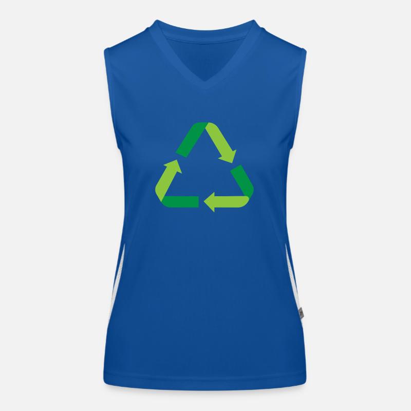 Recyclage Débardeur respirant contrasté Femme