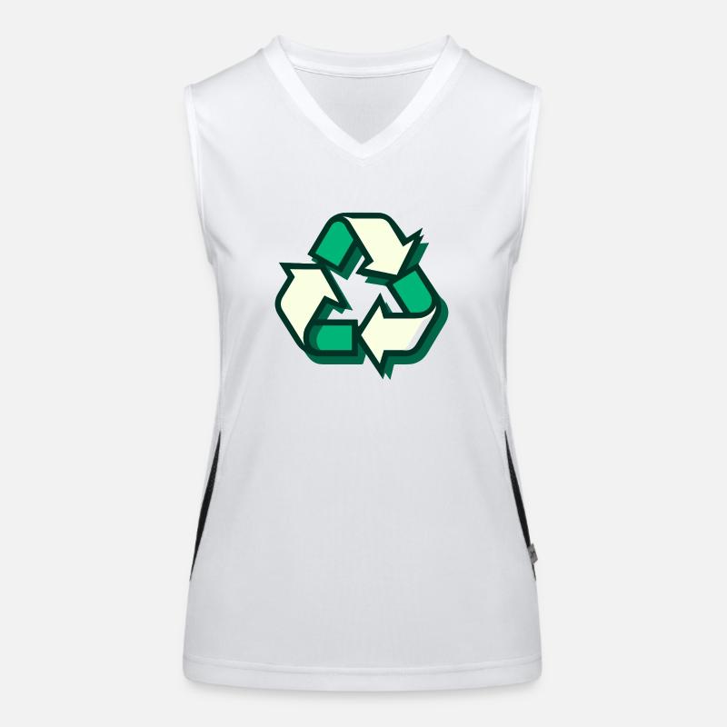 Recyclage Débardeur respirant contrasté Femme