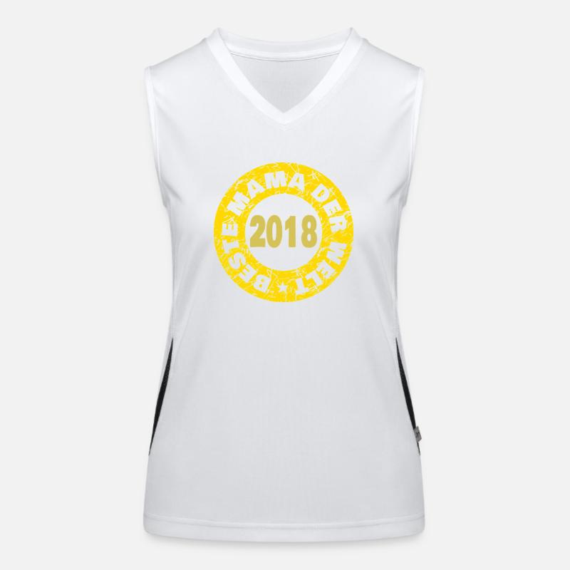 2018 Débardeur respirant contrasté Femme