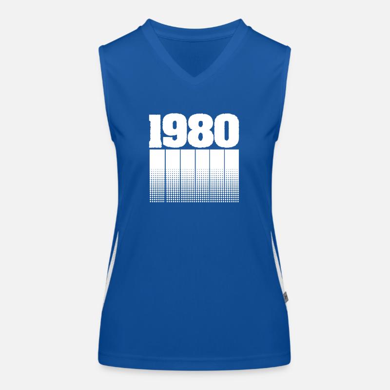 Born in 1980 Women's Functional Contrast Tank Top