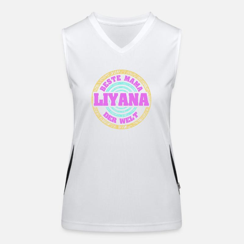 Liyana als Mutter Funktionelles Kontrast-Tank Top für Frauen
