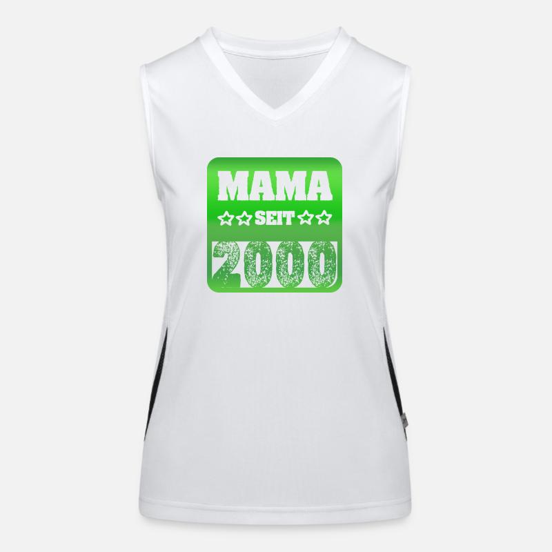 Mère 2000 Débardeur respirant contrasté Femme