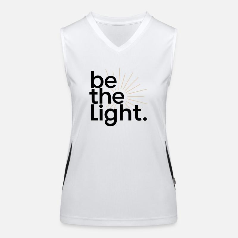 be the light Funktionelles Kontrast-Tank Top für Frauen
