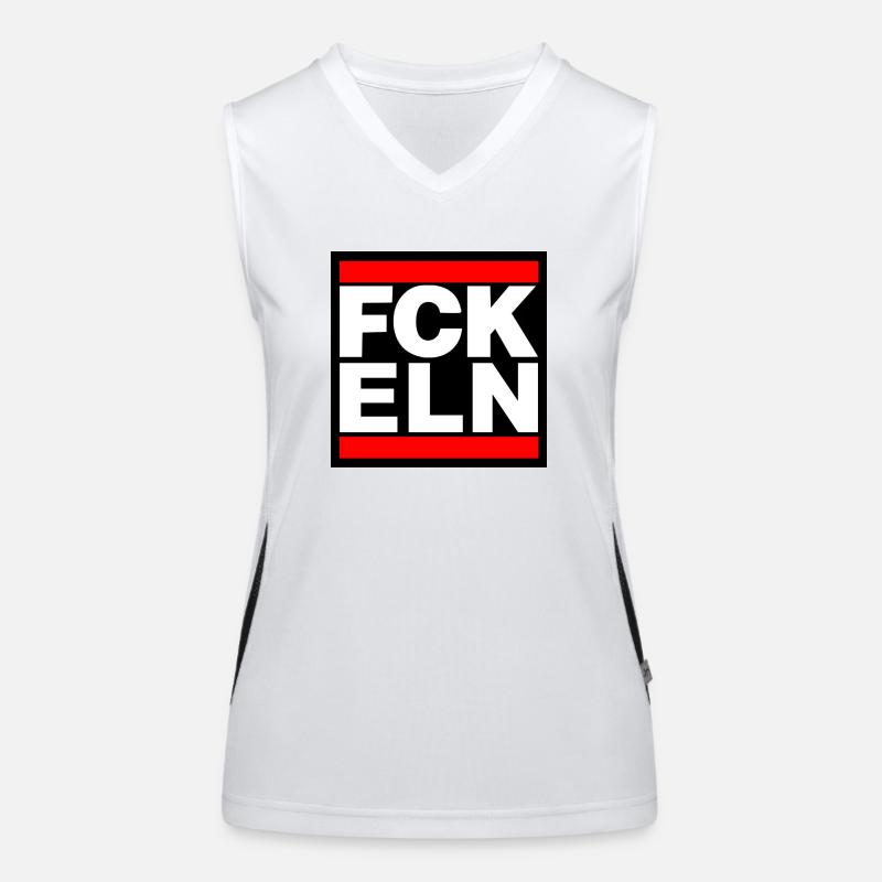 FCK ELN Débardeur respirant contrasté Femme