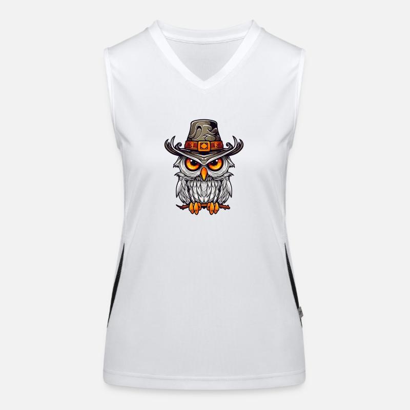Magic Owl Women's Functional Contrast Tank Top