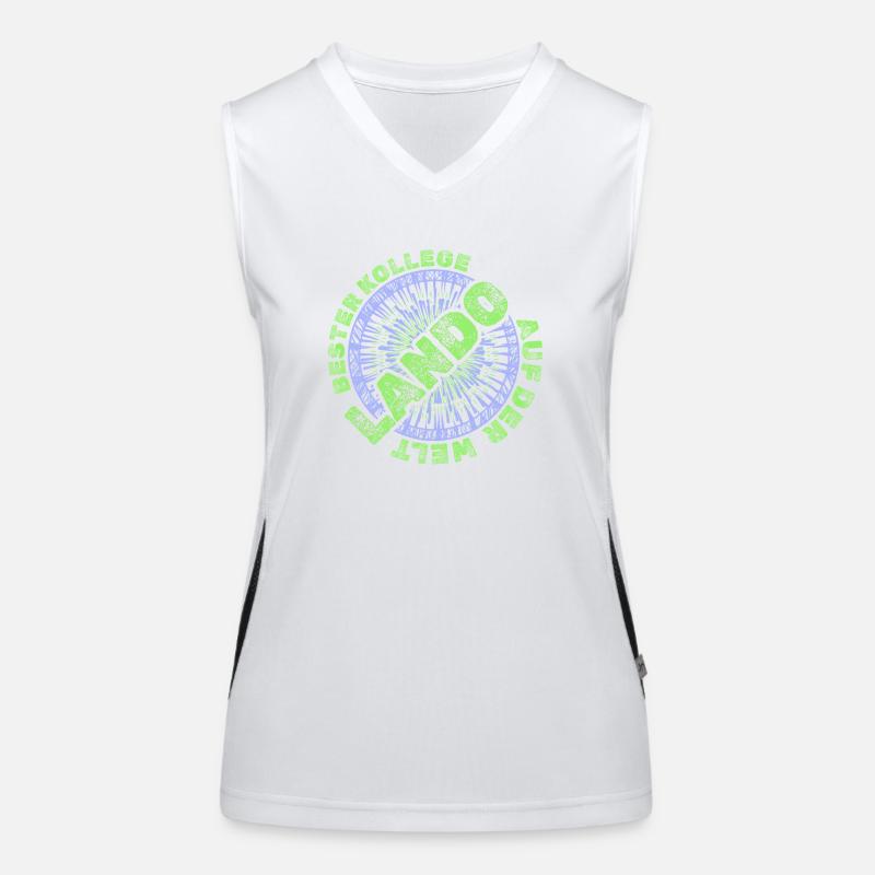 Mitarbeiter Lando Funktionelles Kontrast-Tank Top für Frauen