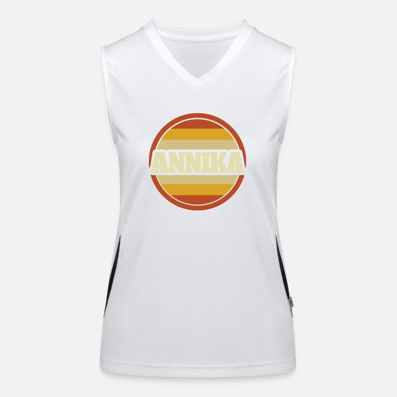 Annika as a first name Women's Functional Contrast Tank Top