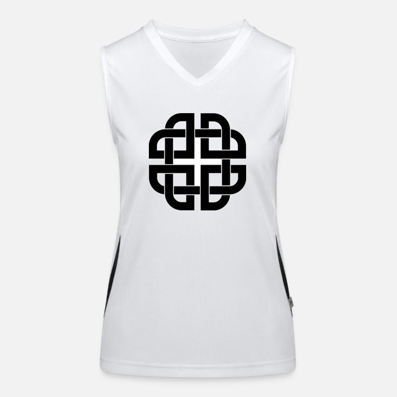 Celtic Shield Knot Women's Functional Contrast Tank Top