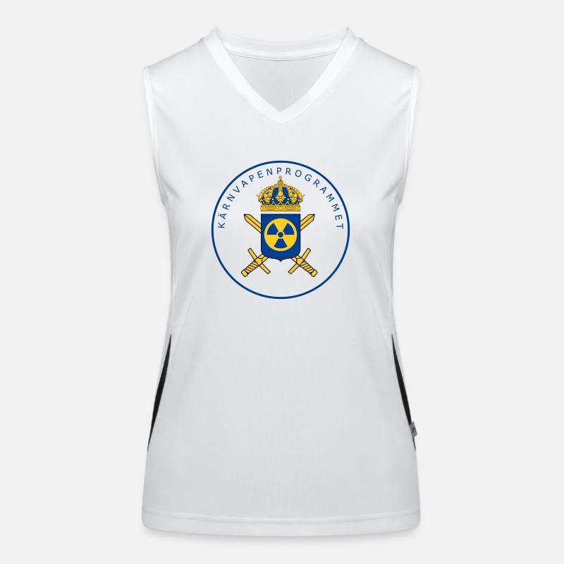 The Swedish Nuclear Weapons Programme Women's Functional Contrast Tank Top