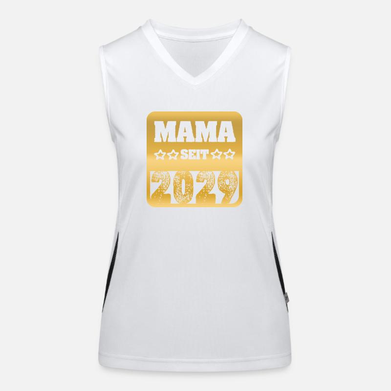 Muttertag 2029 Funktionelles Kontrast-Tank Top für Frauen