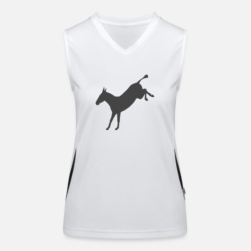 Rebellious Donkey Women's Functional Contrast Tank Top
