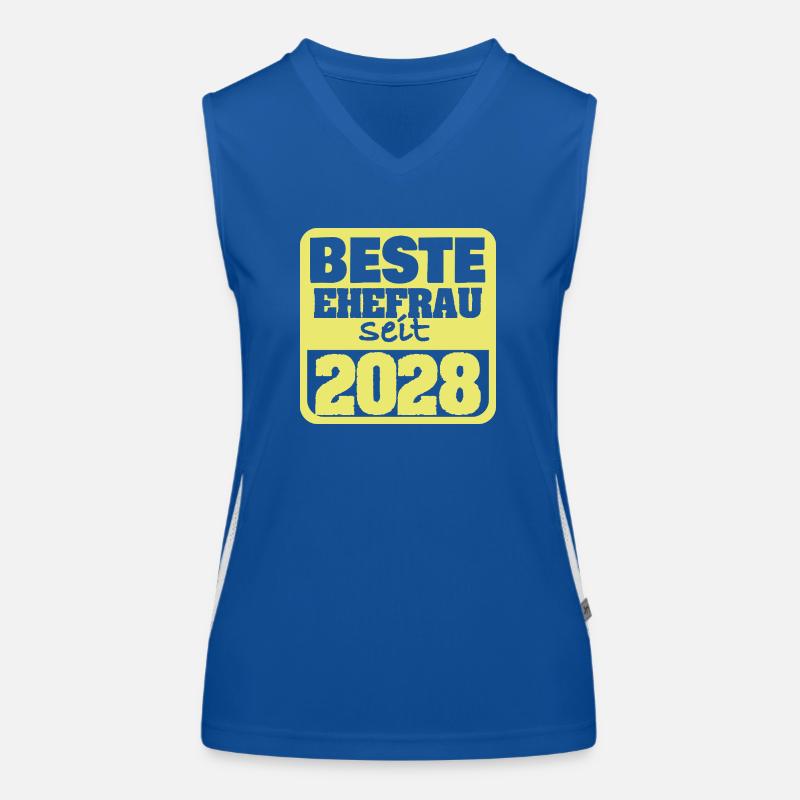 Ehe 2028 Funktionelles Kontrast-Tank Top für Frauen
